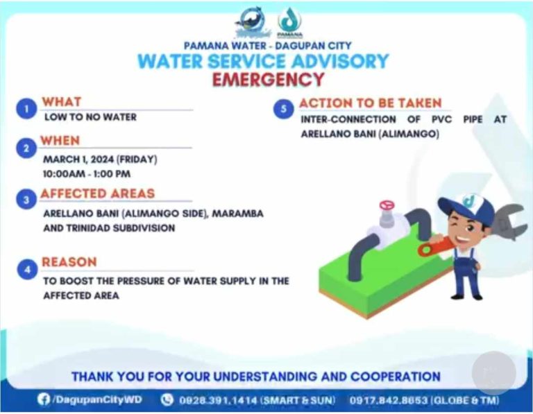 Water Service Advisory 03012024