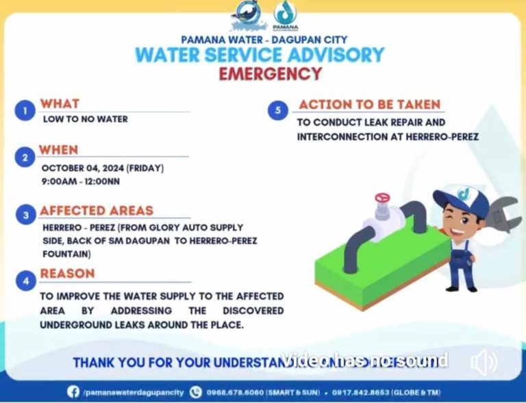 Water Service Advisory 10042024